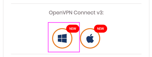 download OpenVPN Connect for windows