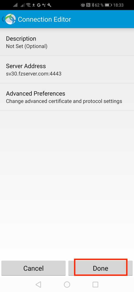 cisco anyconnect android step 7